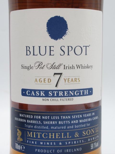 [入手困難] BLUE SPOT 7年 カスクストレングス ブルースポット 7年 カスクストレングス 箱付き 並行品 59.1度